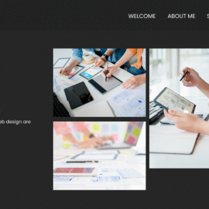 Web Design for a Fashion Model’s Portfolio
