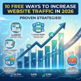 free ways to increase website traffic