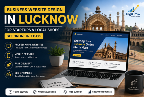 Business Website Design in Lucknow for Startups & Local Shops