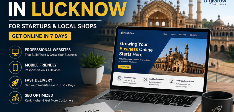 Business Website Design in Lucknow for Startups & Local Shops