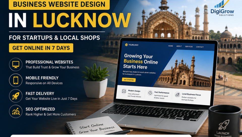 Business Website Design in Lucknow for Startups & Local Shops
