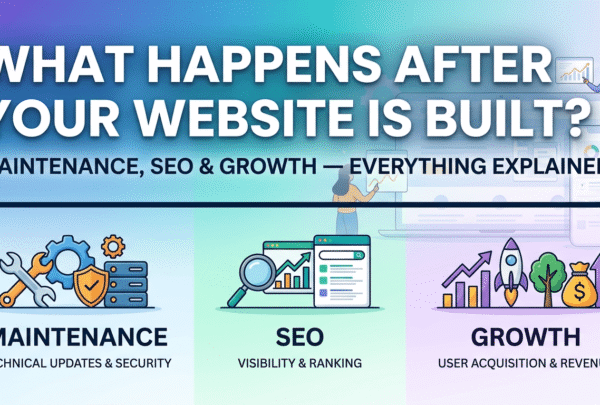 Maintenance, SEO & Growth What Happens After Your Website Is Built?