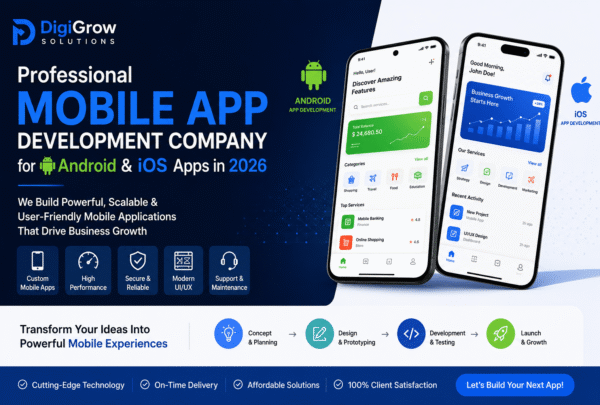 Professional Mobile App Development Company for Android & iOS Apps