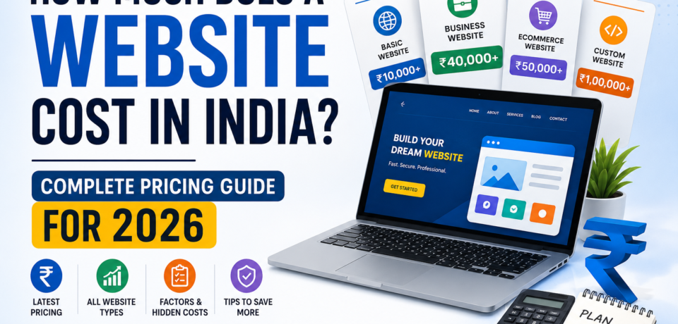 website development cost How much does website development cost in India