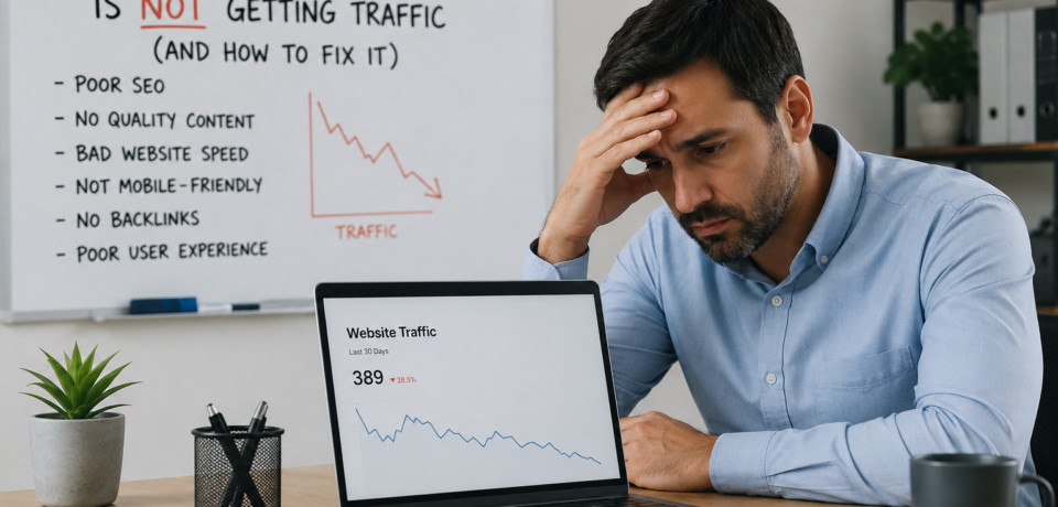 Why Your Business Website Is Not Getting Traffic (And How to Fix It)