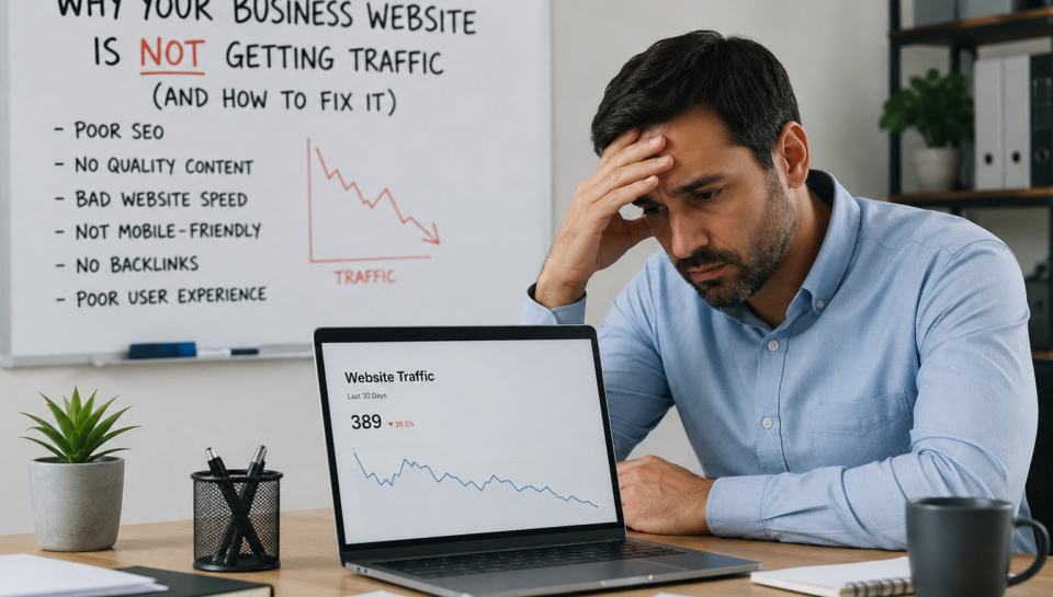 Why Your Business Website Is Not Getting Traffic (And How to Fix It)