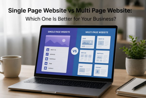 Single Page Website vs Multi Page Website: Which One Is Better for Your Business