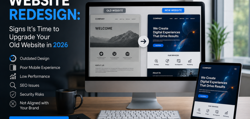 Website Redesign: Signs It's Time to Upgrade Your Old Website