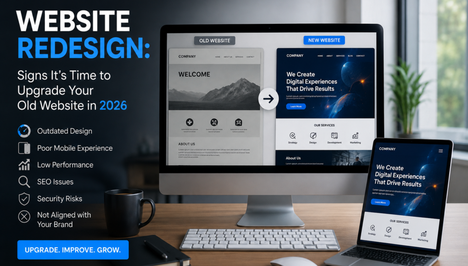 Website Redesign: Signs It's Time to Upgrade Your Old Website
