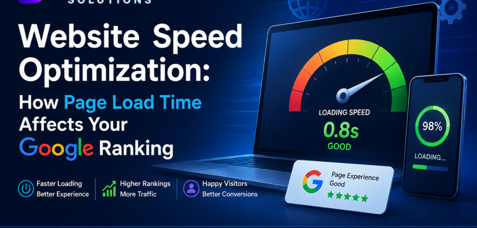Website Speed Optimization Website Speed Optimization: How Page Load Time Affects Your Google Ranking