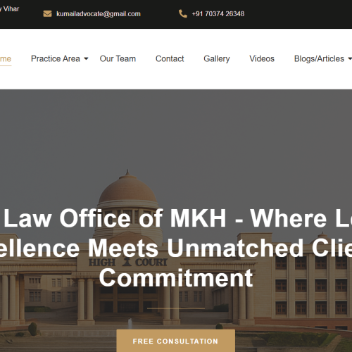 Dynamic Lawyer Website